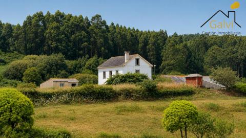 Casa con hórreo y amplia finca en Loiba